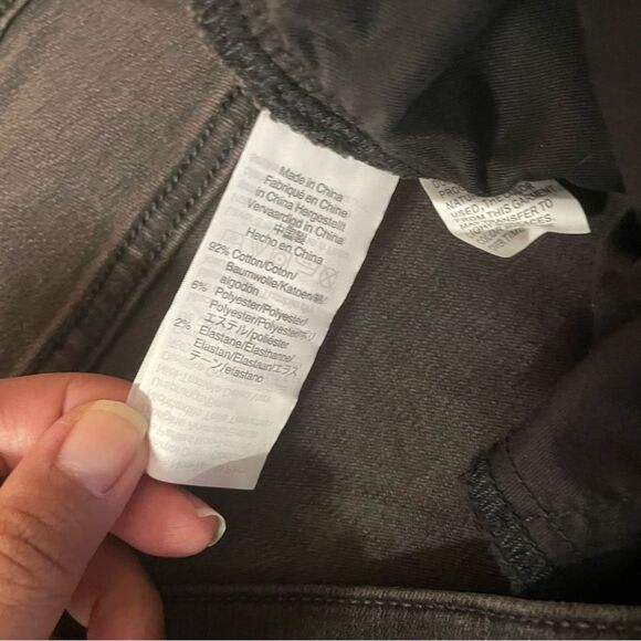 Madewell Black Wash Raw Hem Button-Fly 9” High-Rise Skinny Jeans Size 37P NWT - Picture 14 of 14